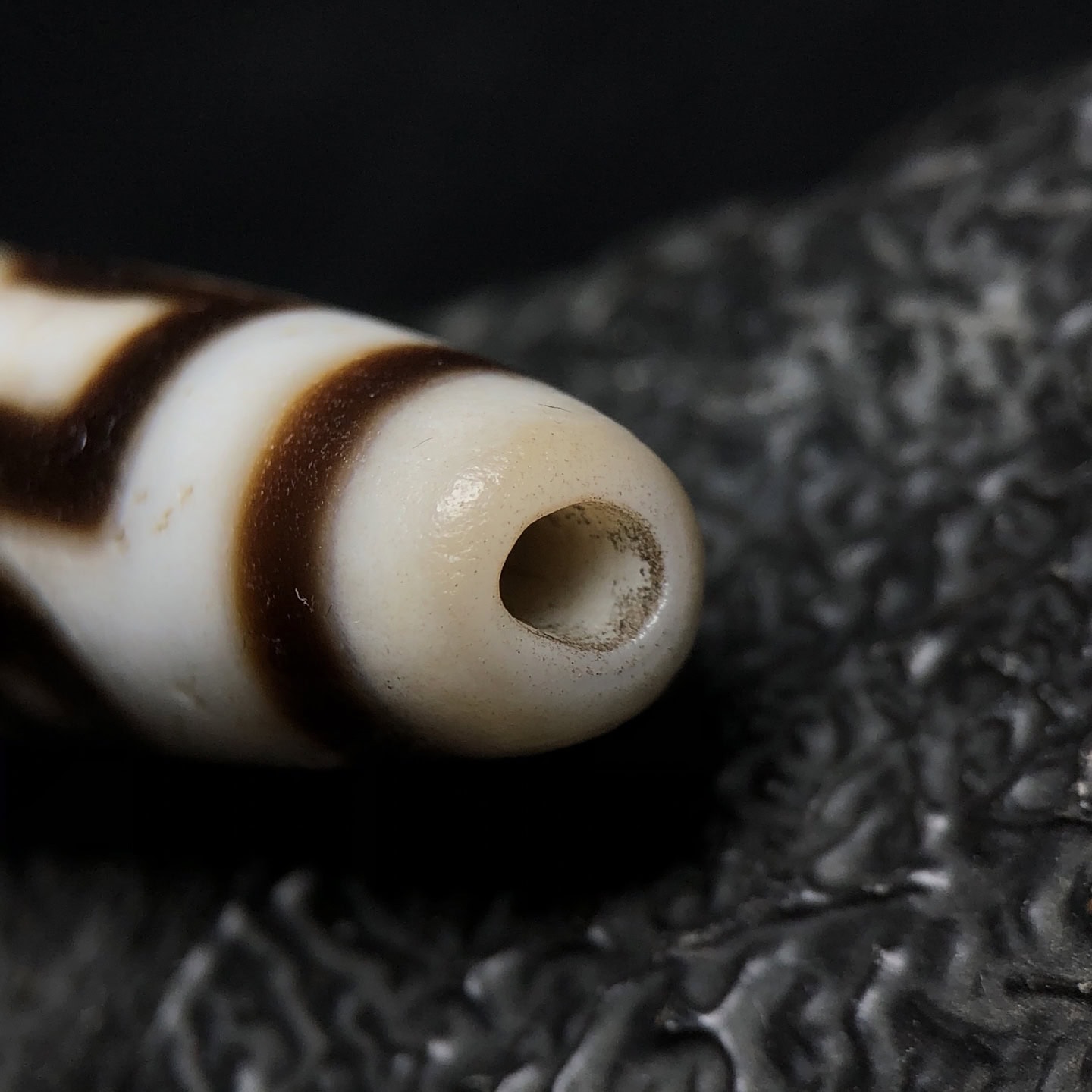 Chinese Natural Agate DZI Beads