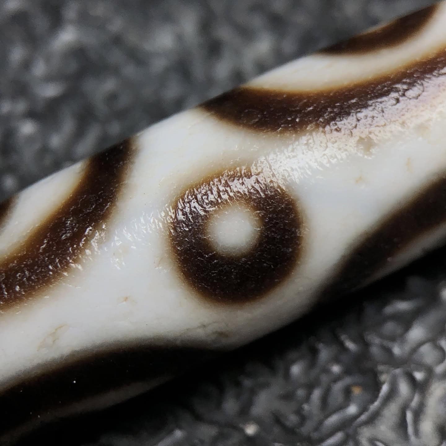Chinese Natural Agate DZI Beads