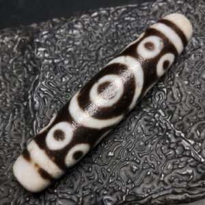 Chinese Natural Agate DZI Beads
