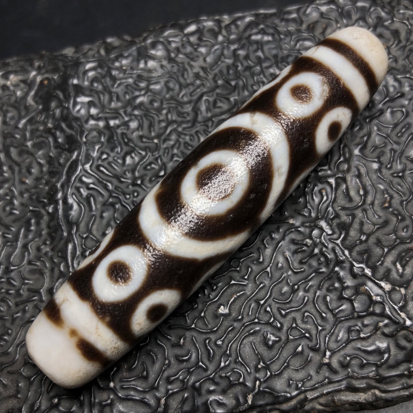 Chinese Natural Agate DZI Beads