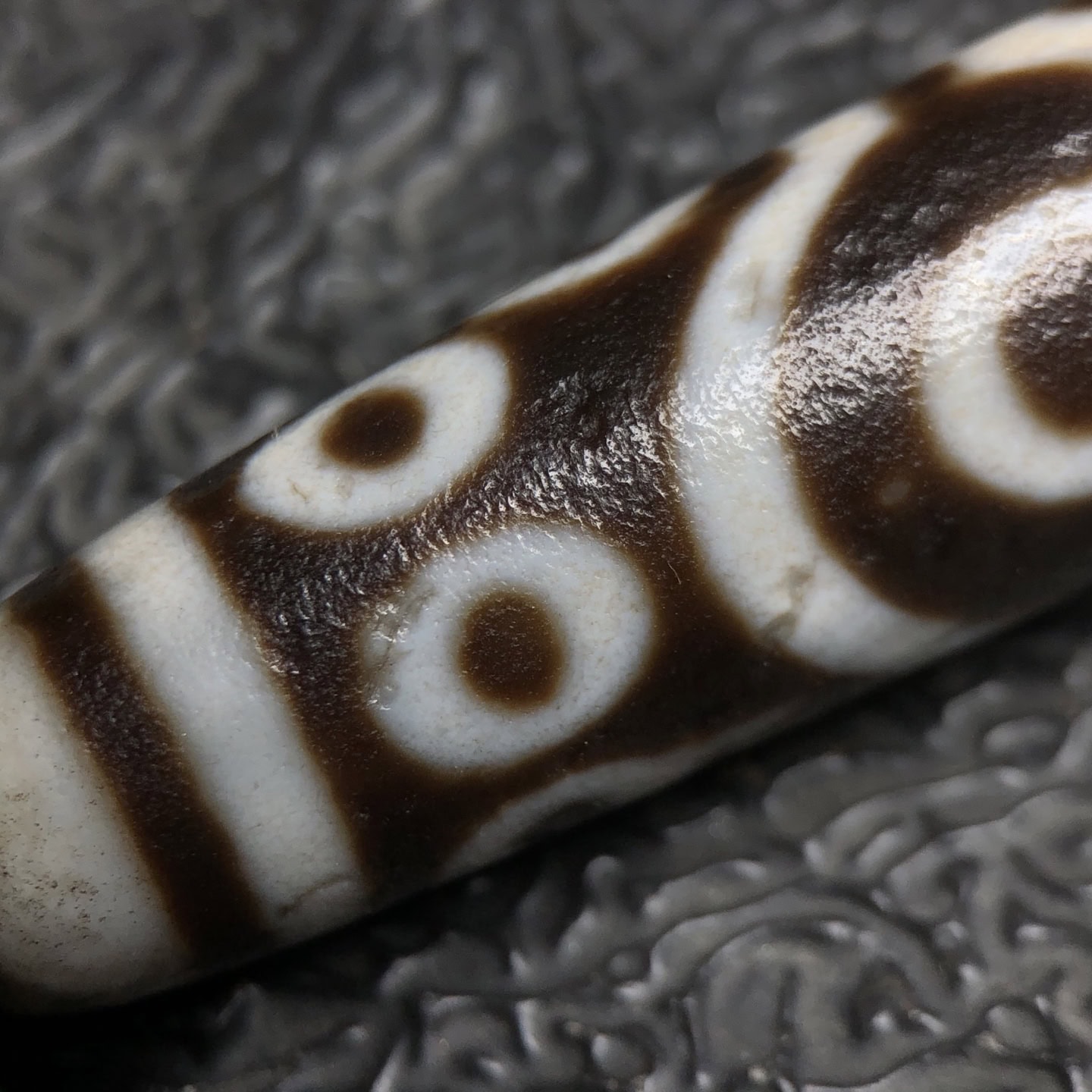 Chinese Natural Agate DZI Beads