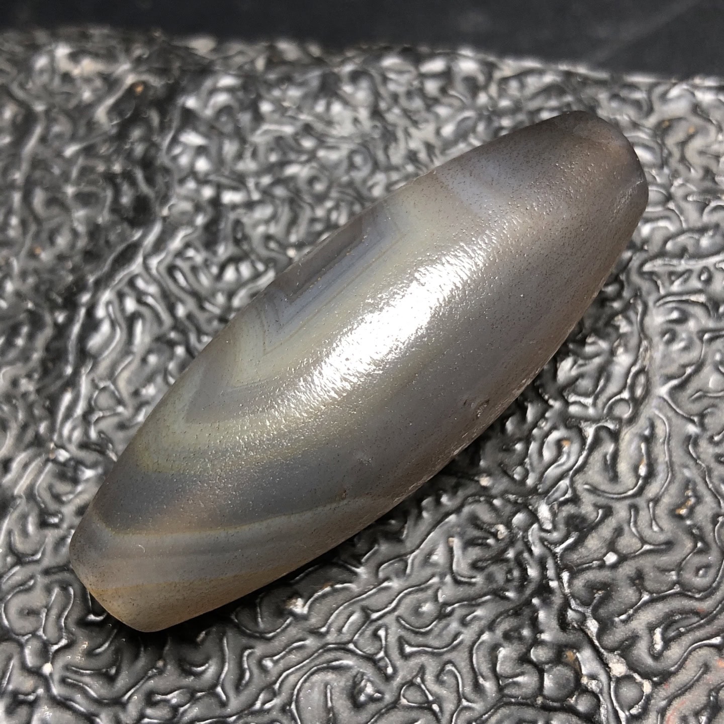 Chinese Natural Agate DZI Beads