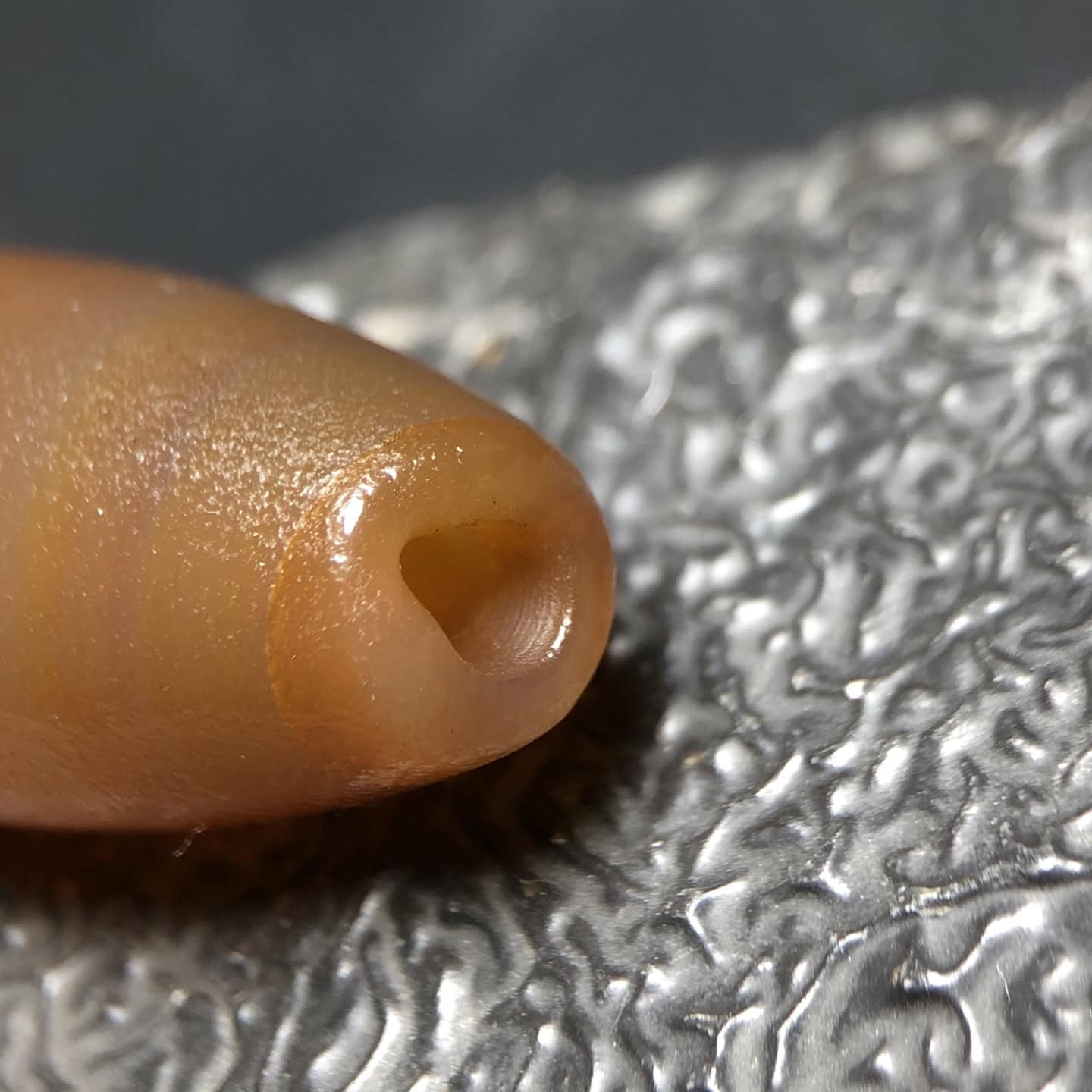 Chinese Natural Agate DZI Beads