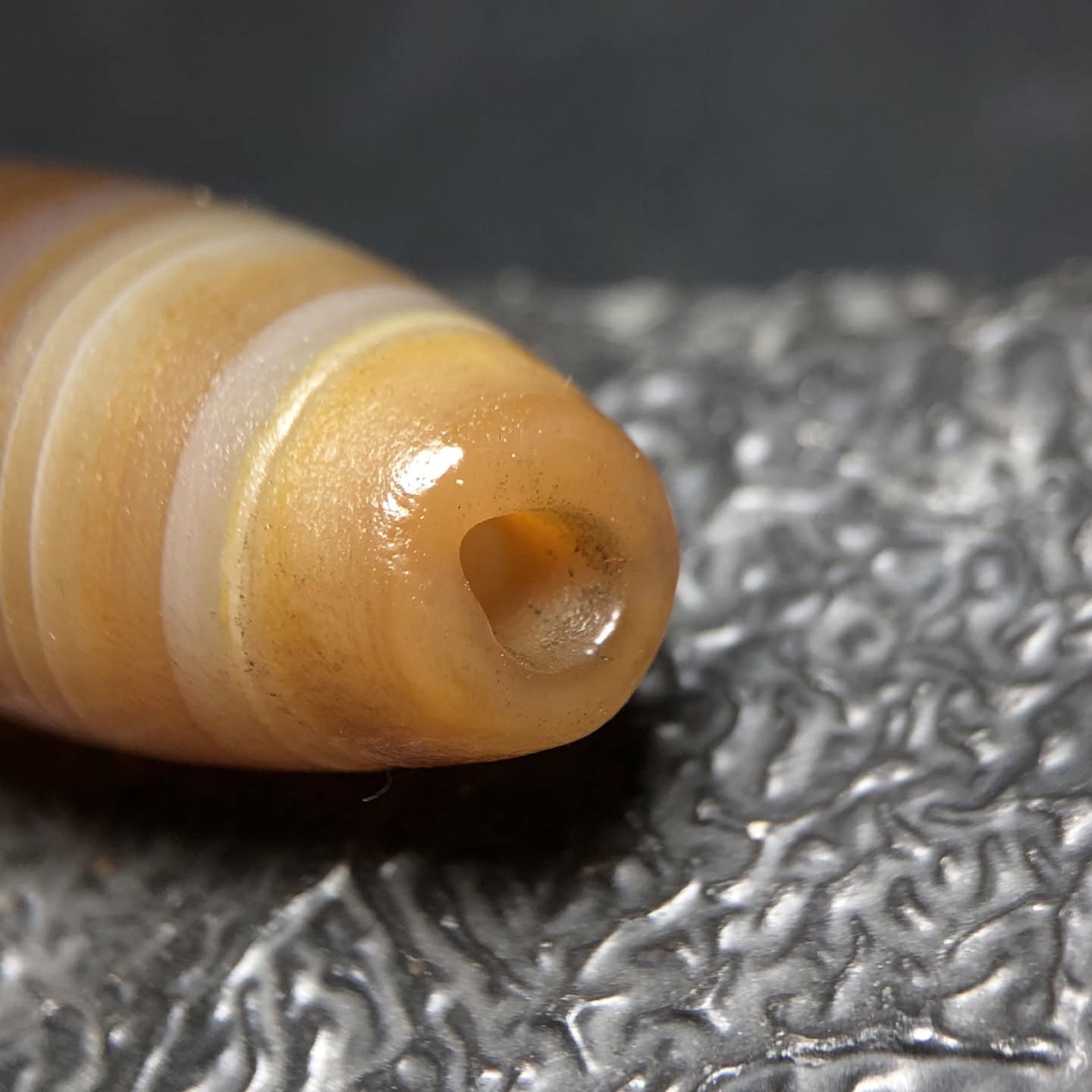 Chinese Natural Agate DZI Beads