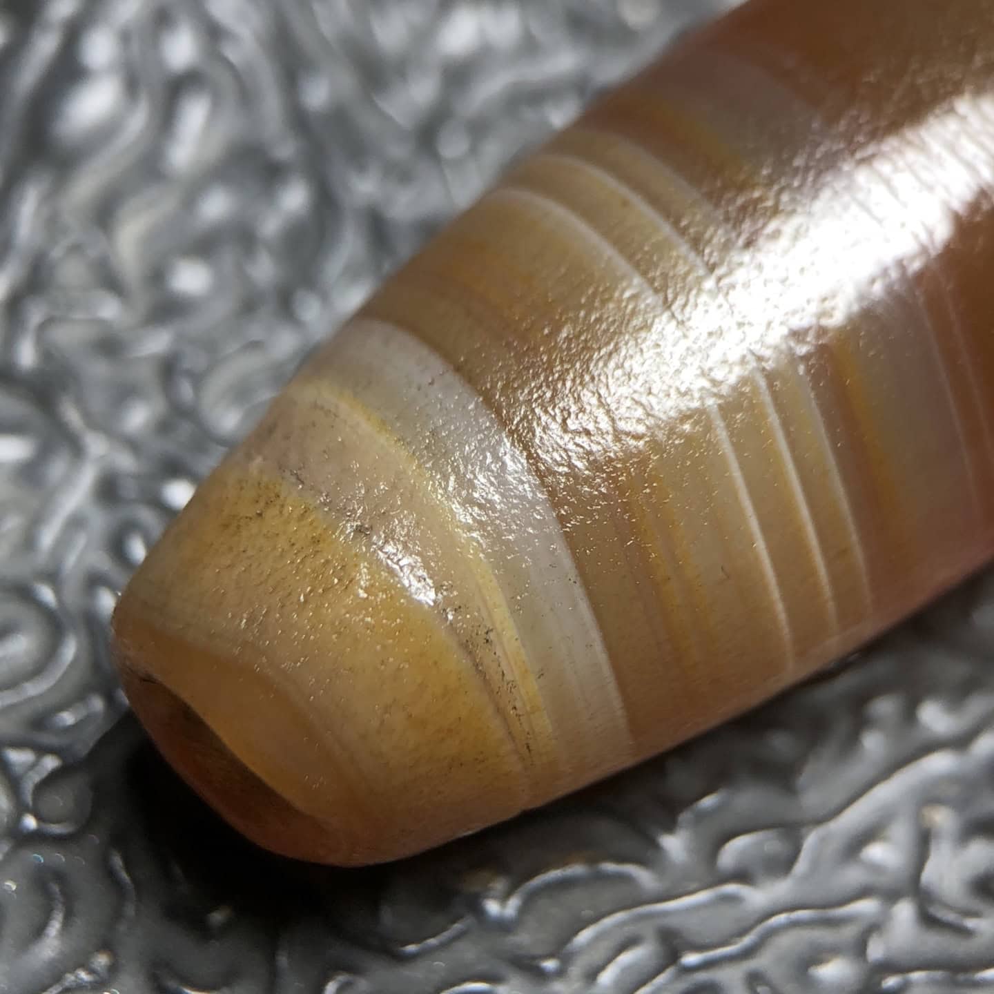 Chinese Natural Agate DZI Beads