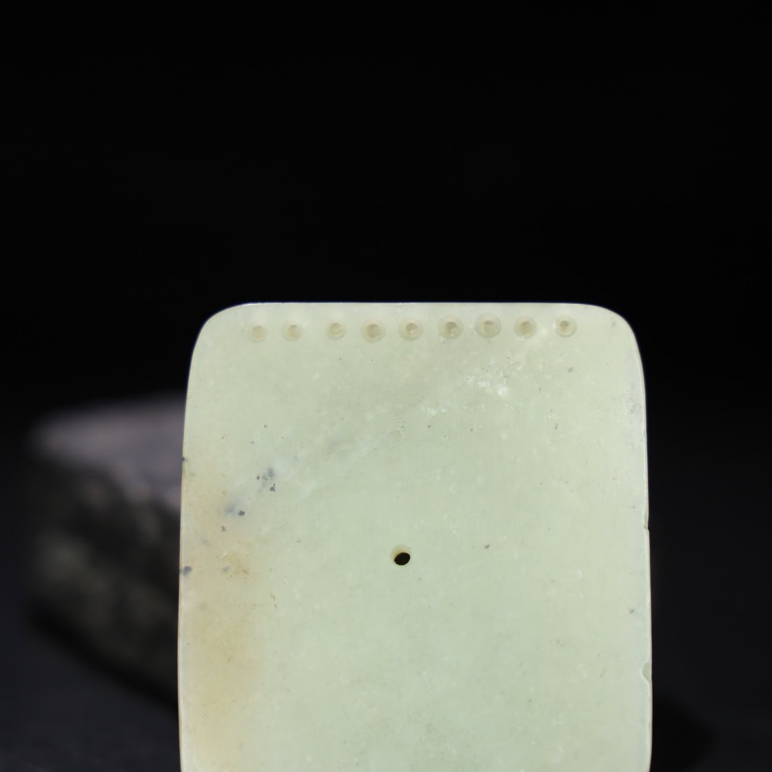 Chinese Natural Jade Carved Plaque