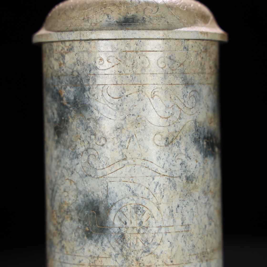 Chinese Natural Jade Carved Cup