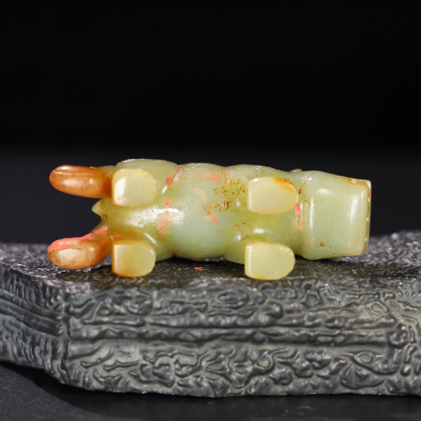 Chinese Natural Jade Carved Animal