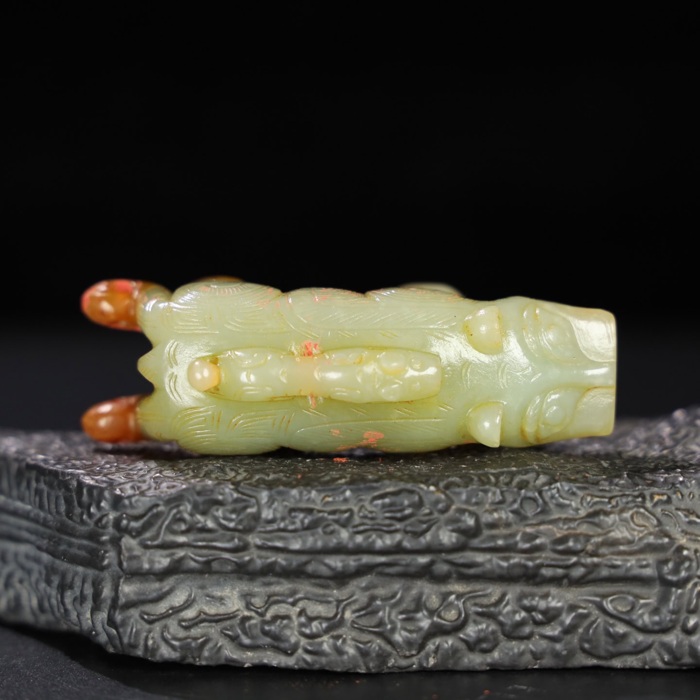 Chinese Natural Jade Carved Animal