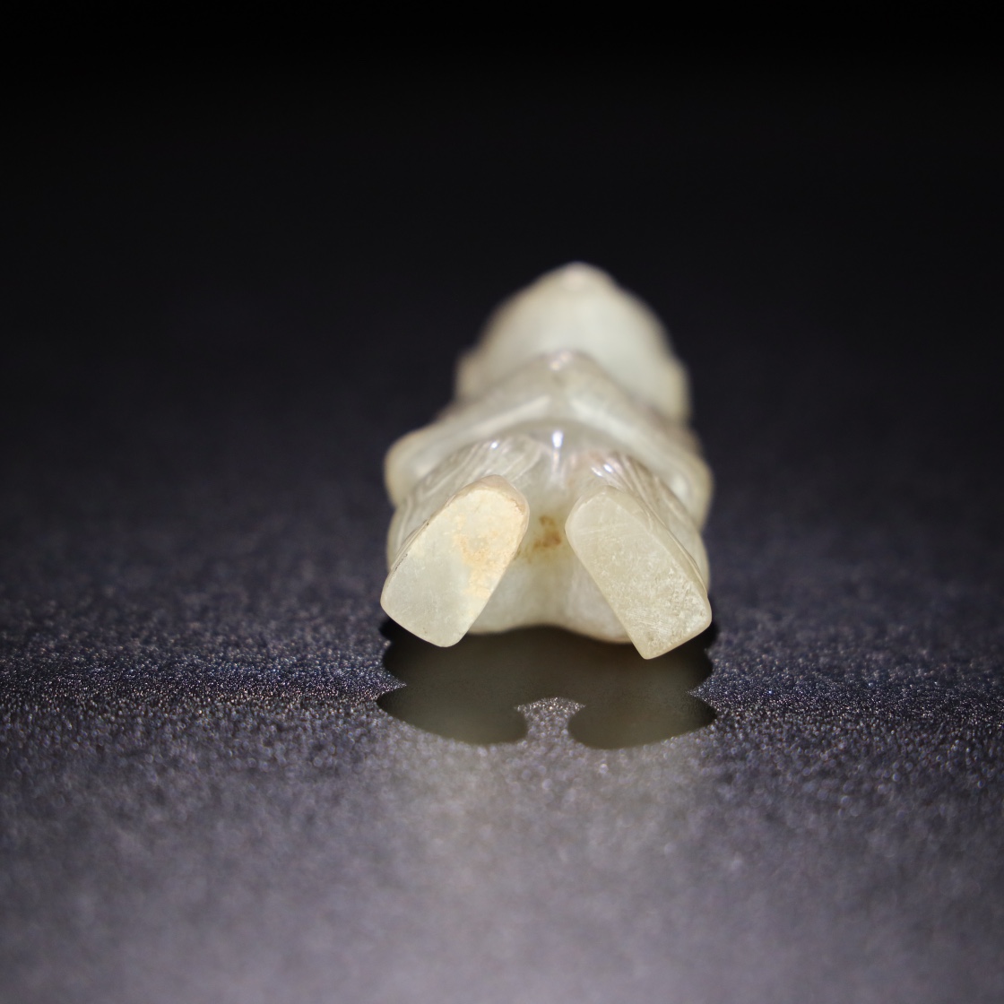 Chinese Natural Jade Carved Statue