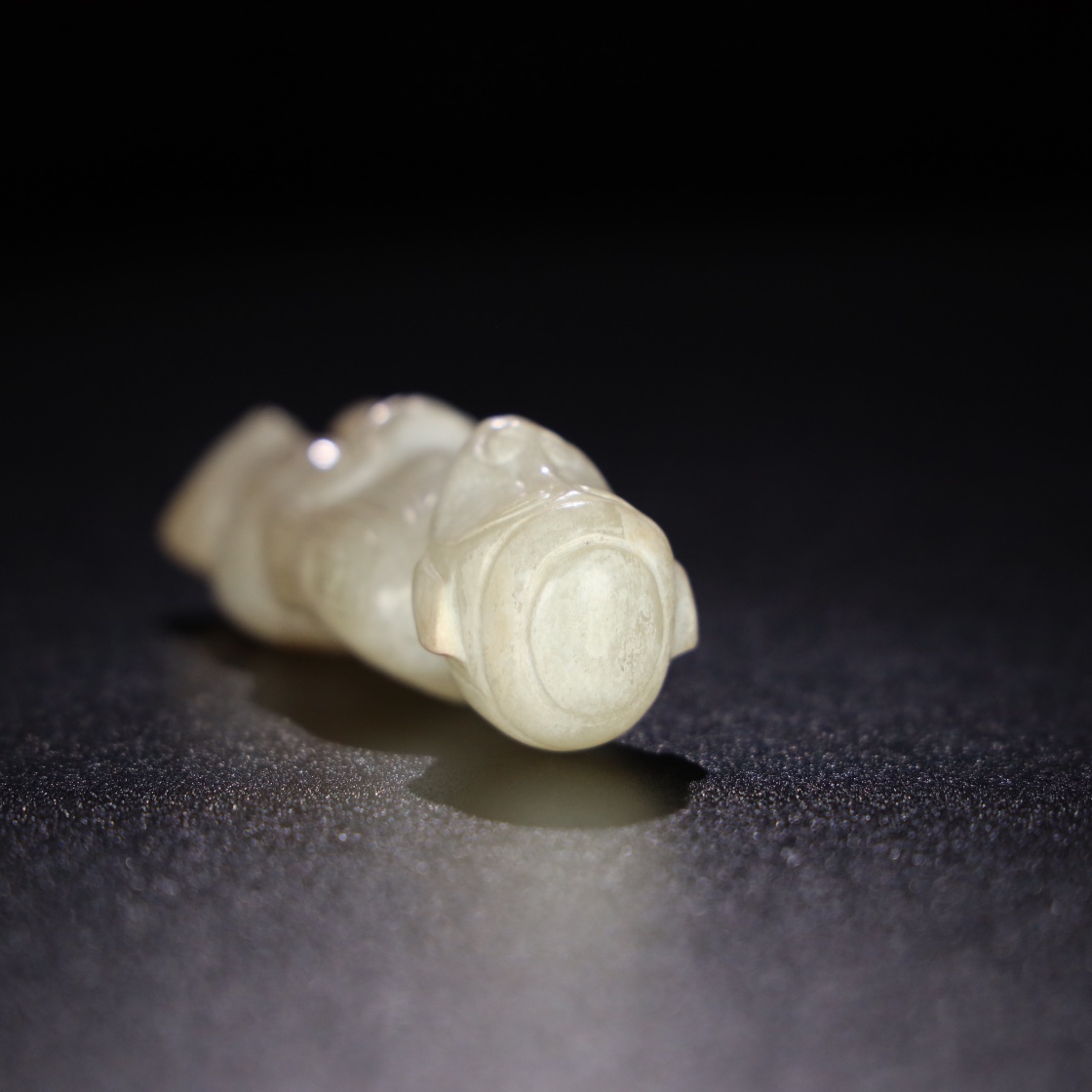 Chinese Natural Jade Carved Statue
