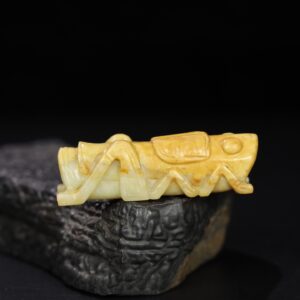 Chinese Natural Jade Carved Insect