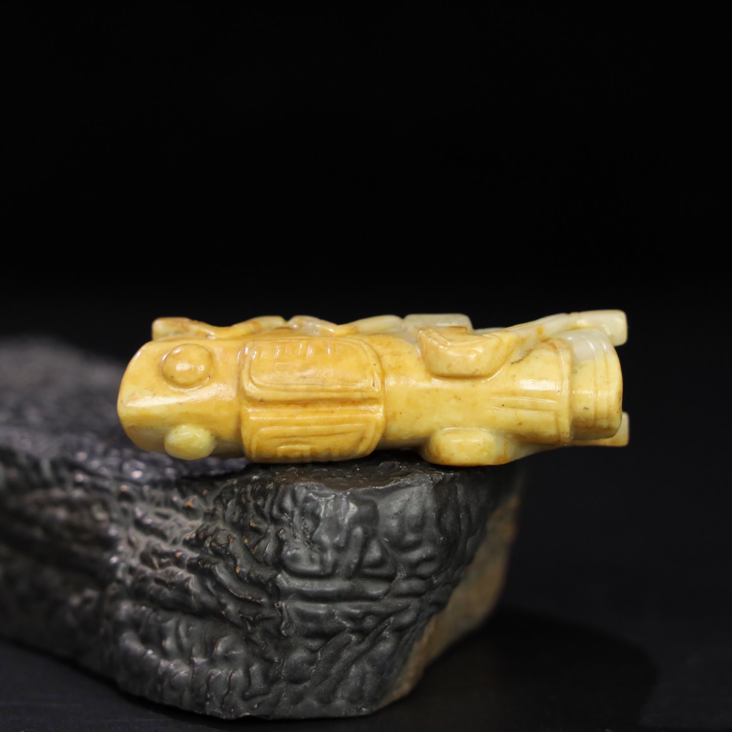 Chinese Natural Jade Carved Insect