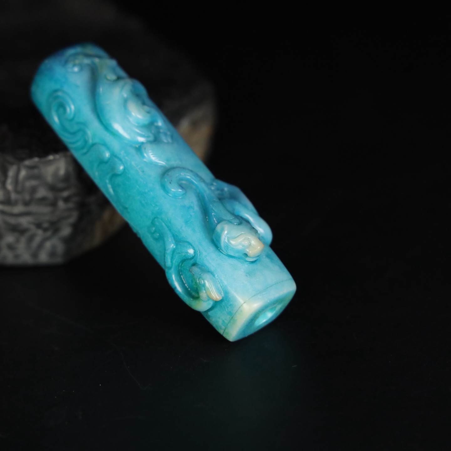 Chinese Natural Jade Carved Ornaments