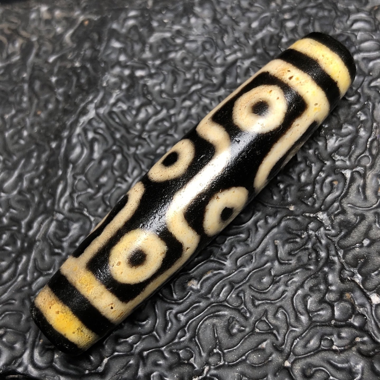 Chinese Natural Agate DZI Beads