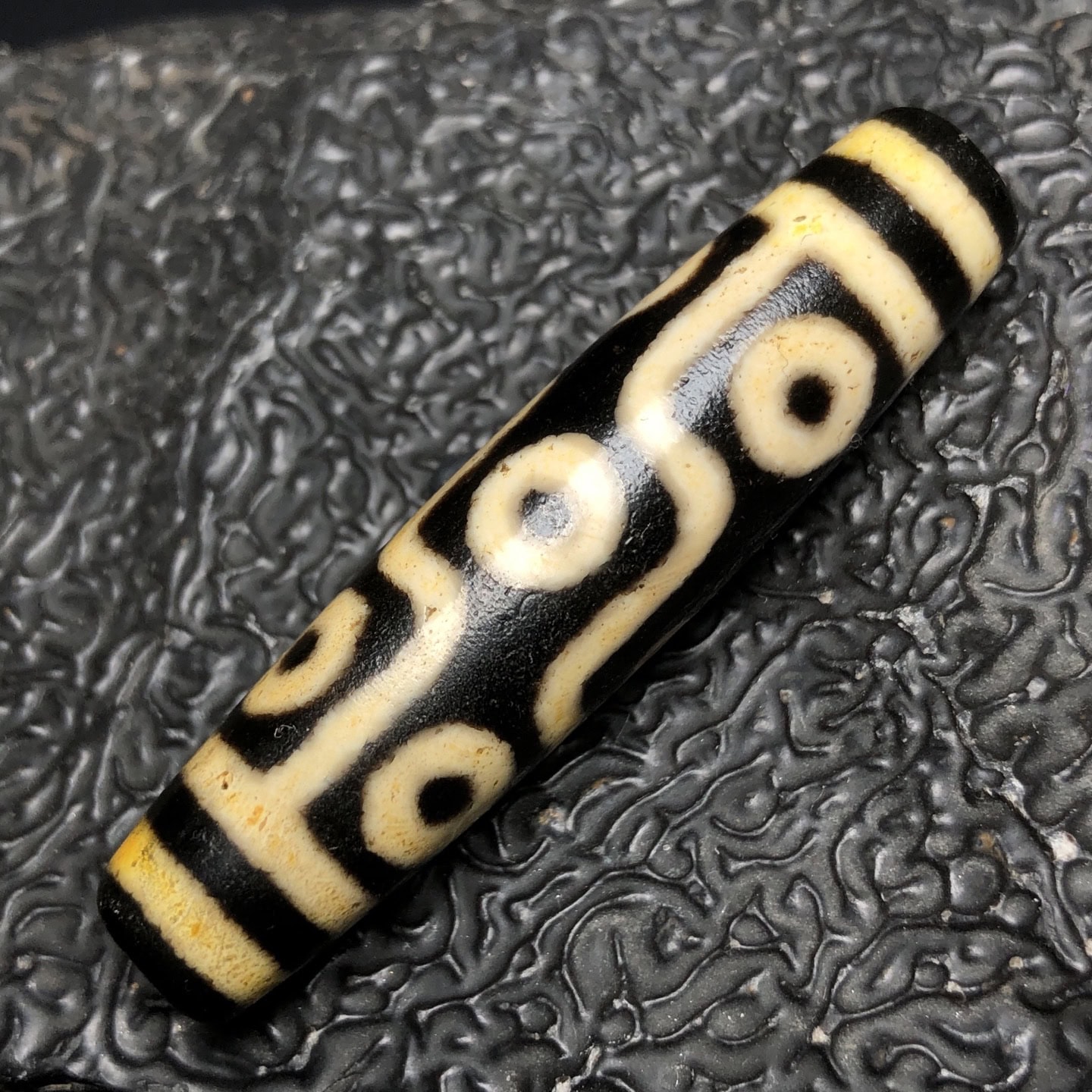 Chinese Natural Agate DZI Beads