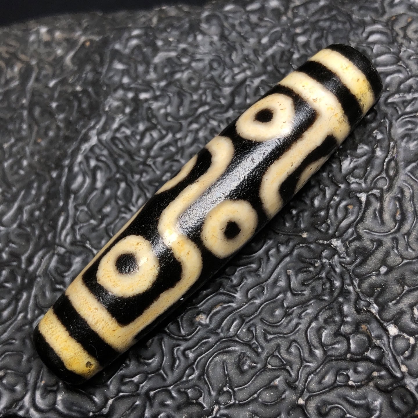 Chinese Natural Agate DZI Beads