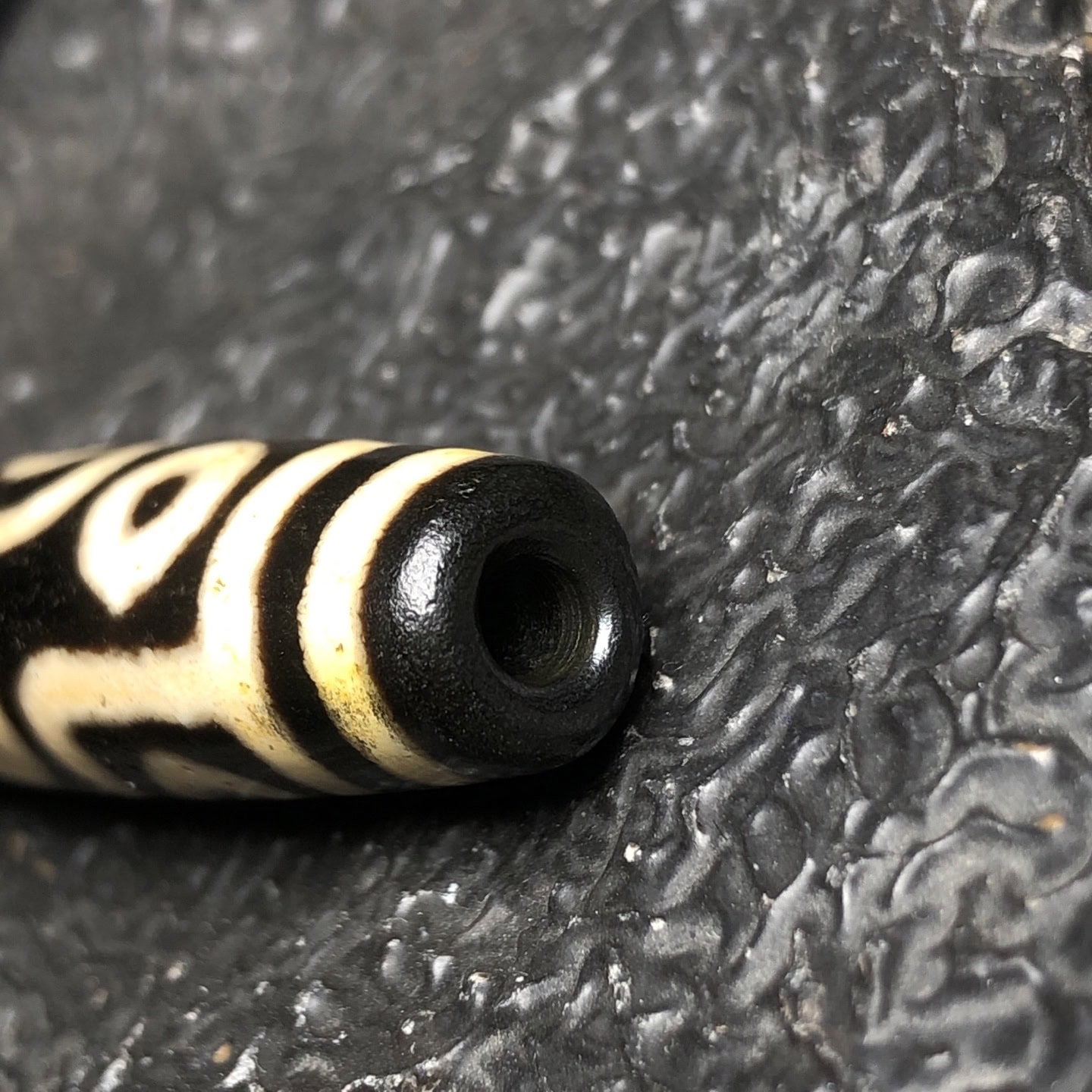 Chinese Natural Agate DZI Beads