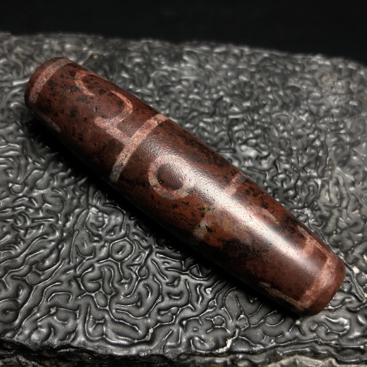 Chinese Natural Agate DZI Beads