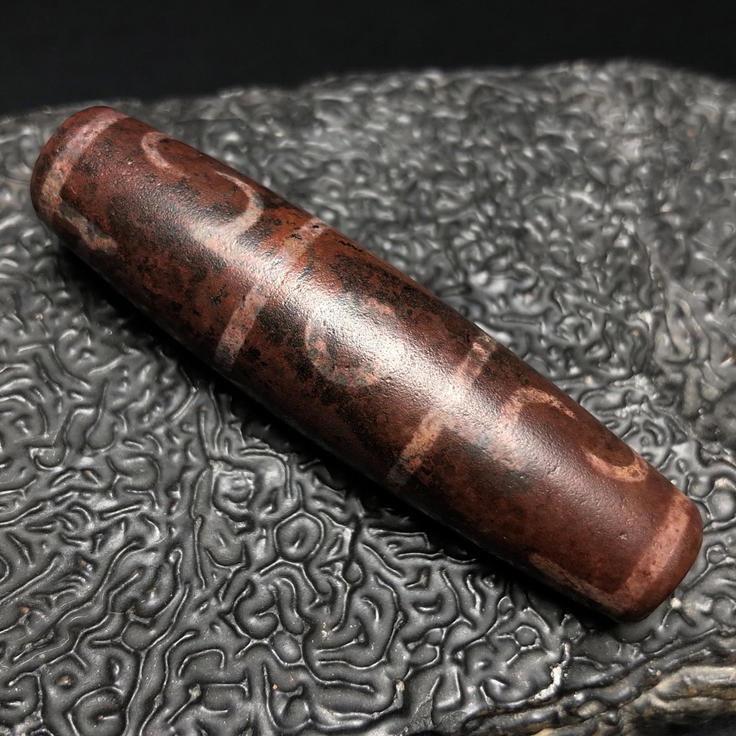 Chinese Natural Agate DZI Beads