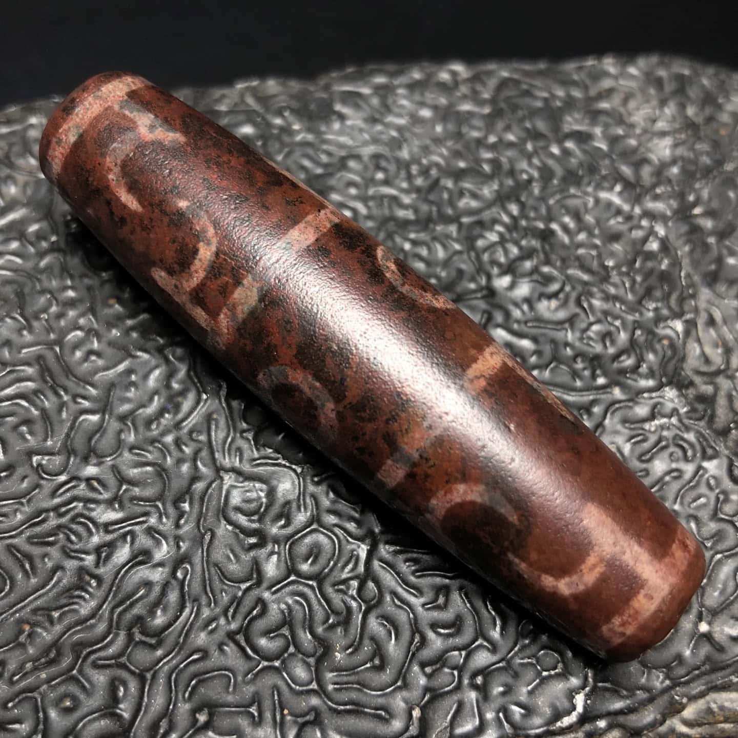 Chinese Natural Agate DZI Beads