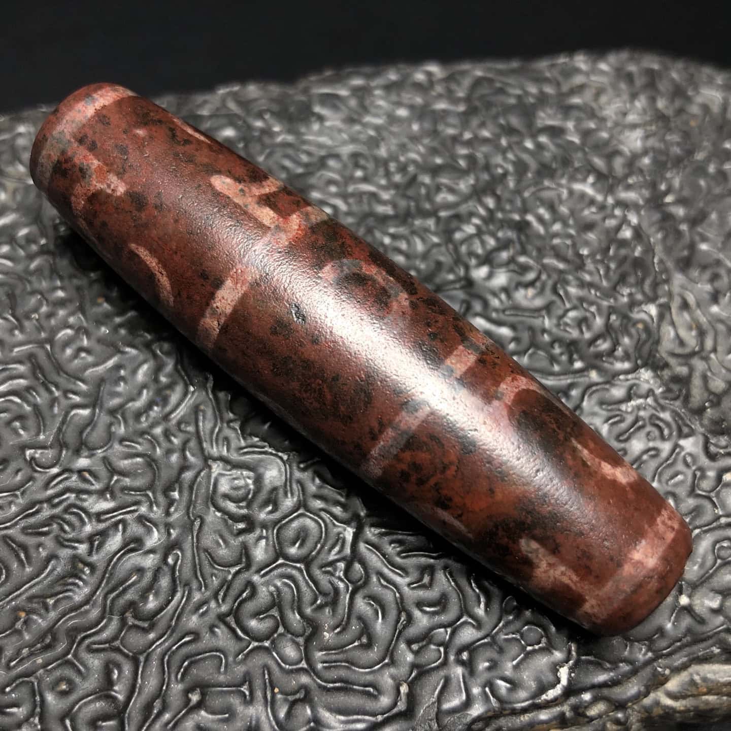 Chinese Natural Agate DZI Beads