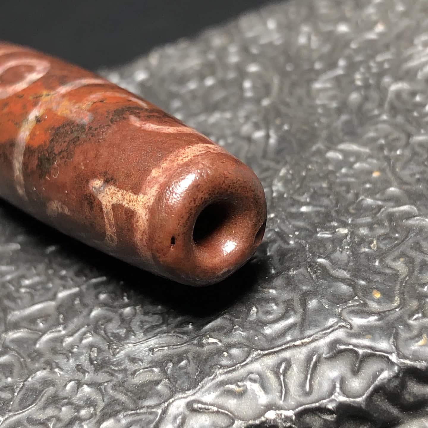 Chinese Natural Agate DZI Beads
