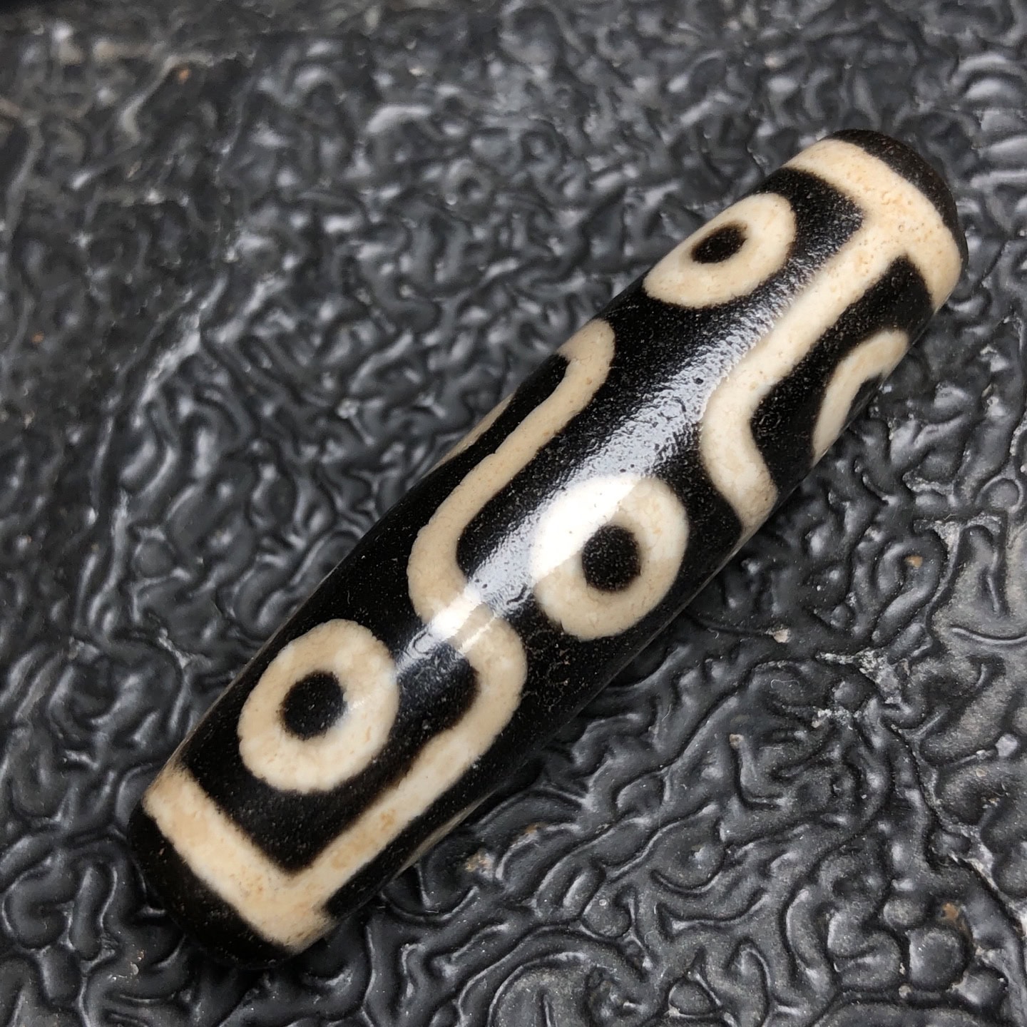 Chinese Natural Agate DZI Beads
