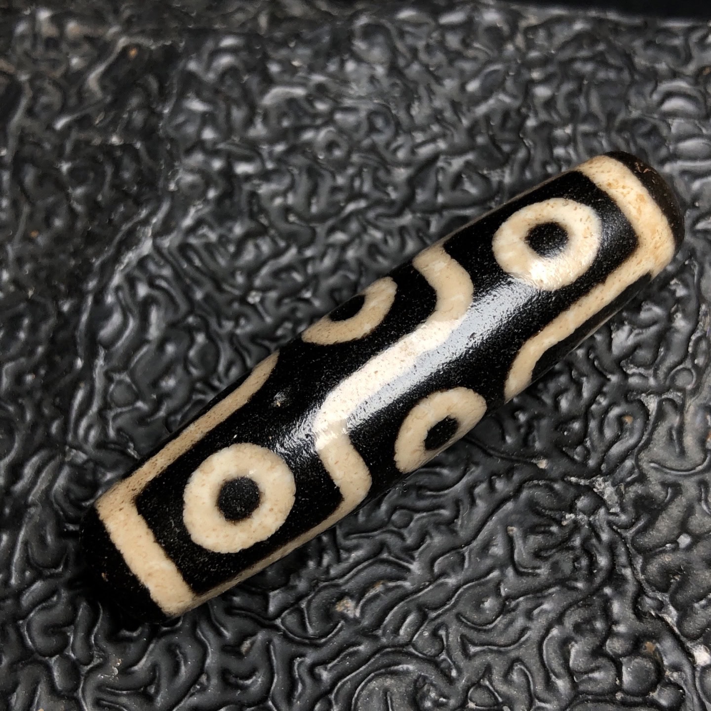 Chinese Natural Agate DZI Beads