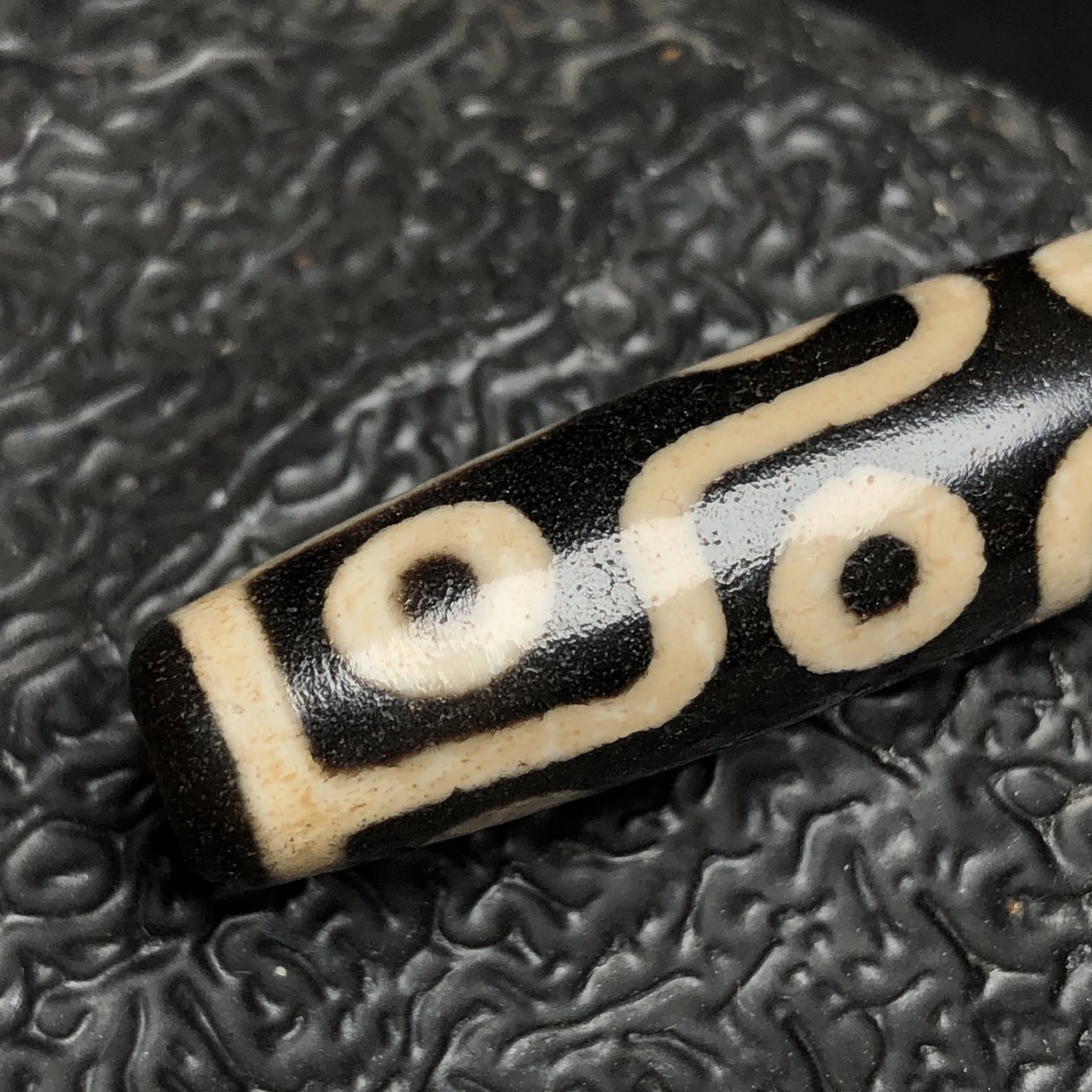 Chinese Natural Agate DZI Beads