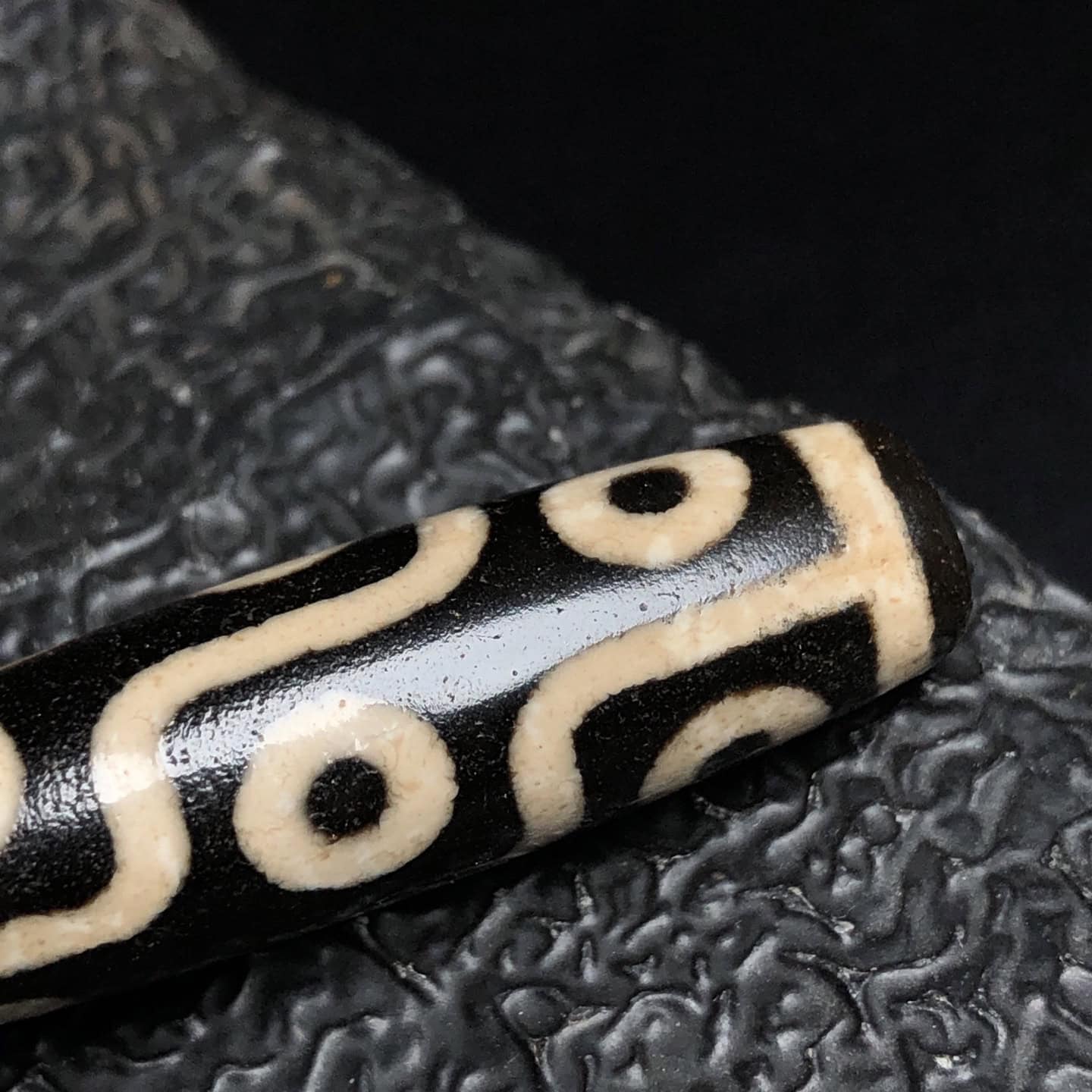 Chinese Natural Agate DZI Beads