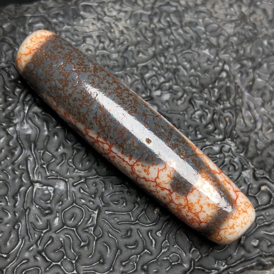 Chinese Natural Agate DZI Beads