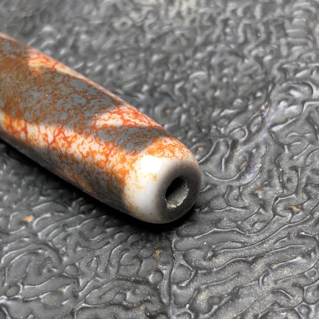 Chinese Natural Agate DZI Beads