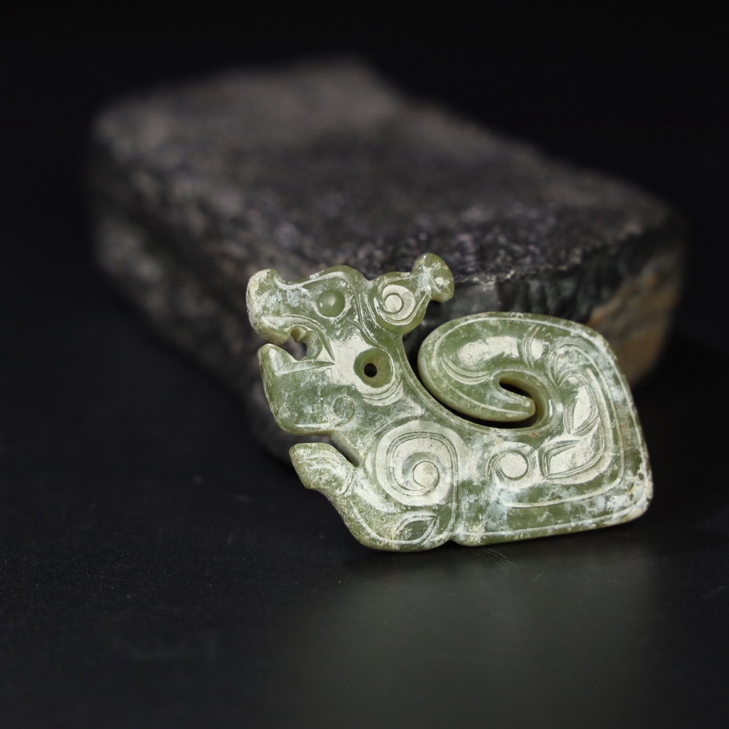 Chinese Natural Jade Carved Pendants