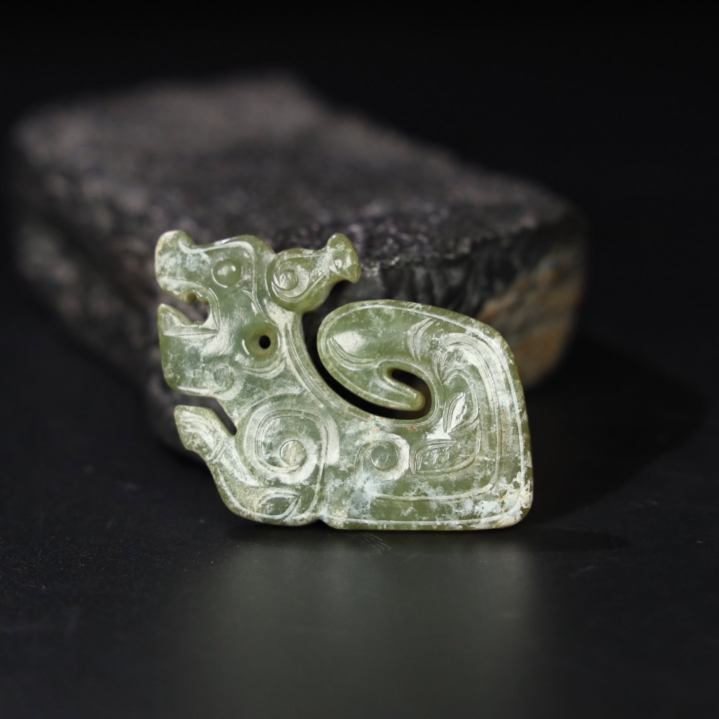 Chinese Natural Jade Carved Pendants