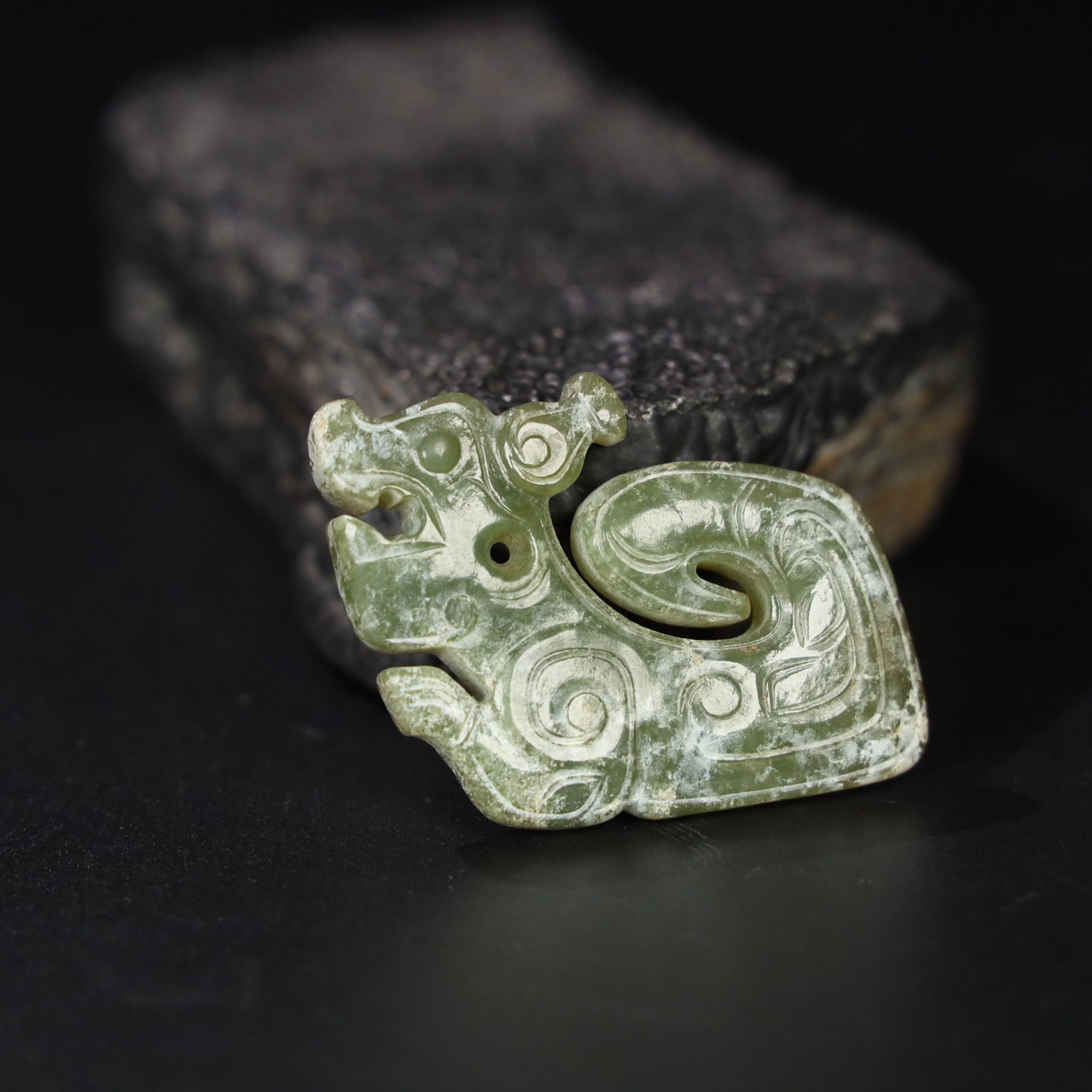 Chinese Natural Jade Carved Pendants