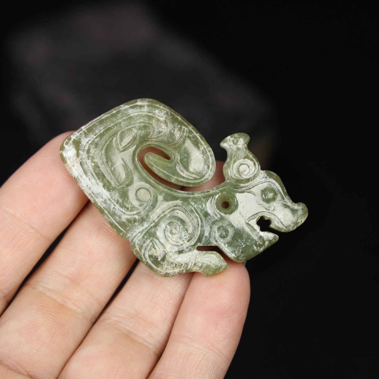 Chinese Natural Jade Carved Pendants