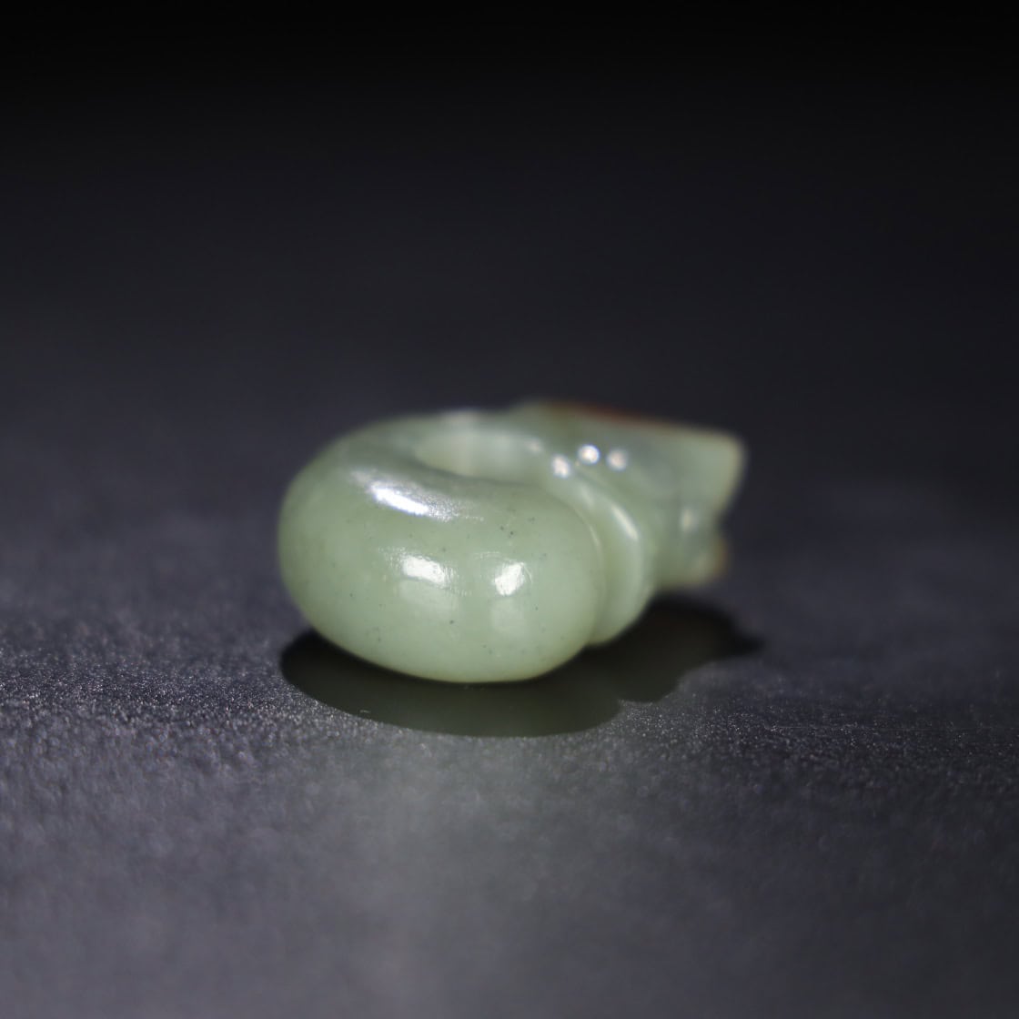 Chinese Natural Jade Carved Pig Dragon
