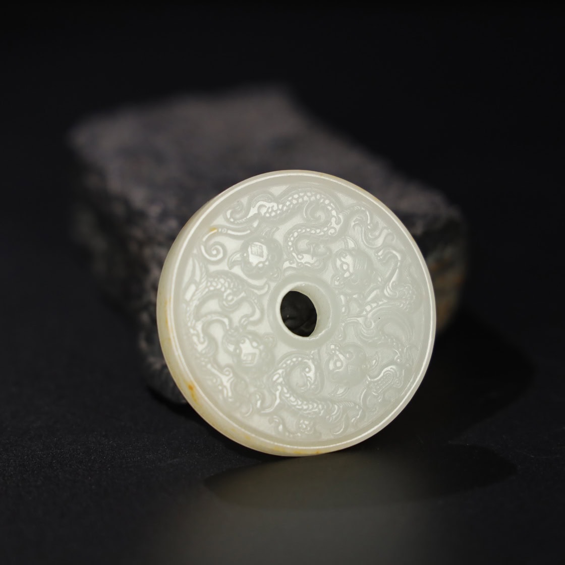 Chinese Natural Jade Carved Pendants