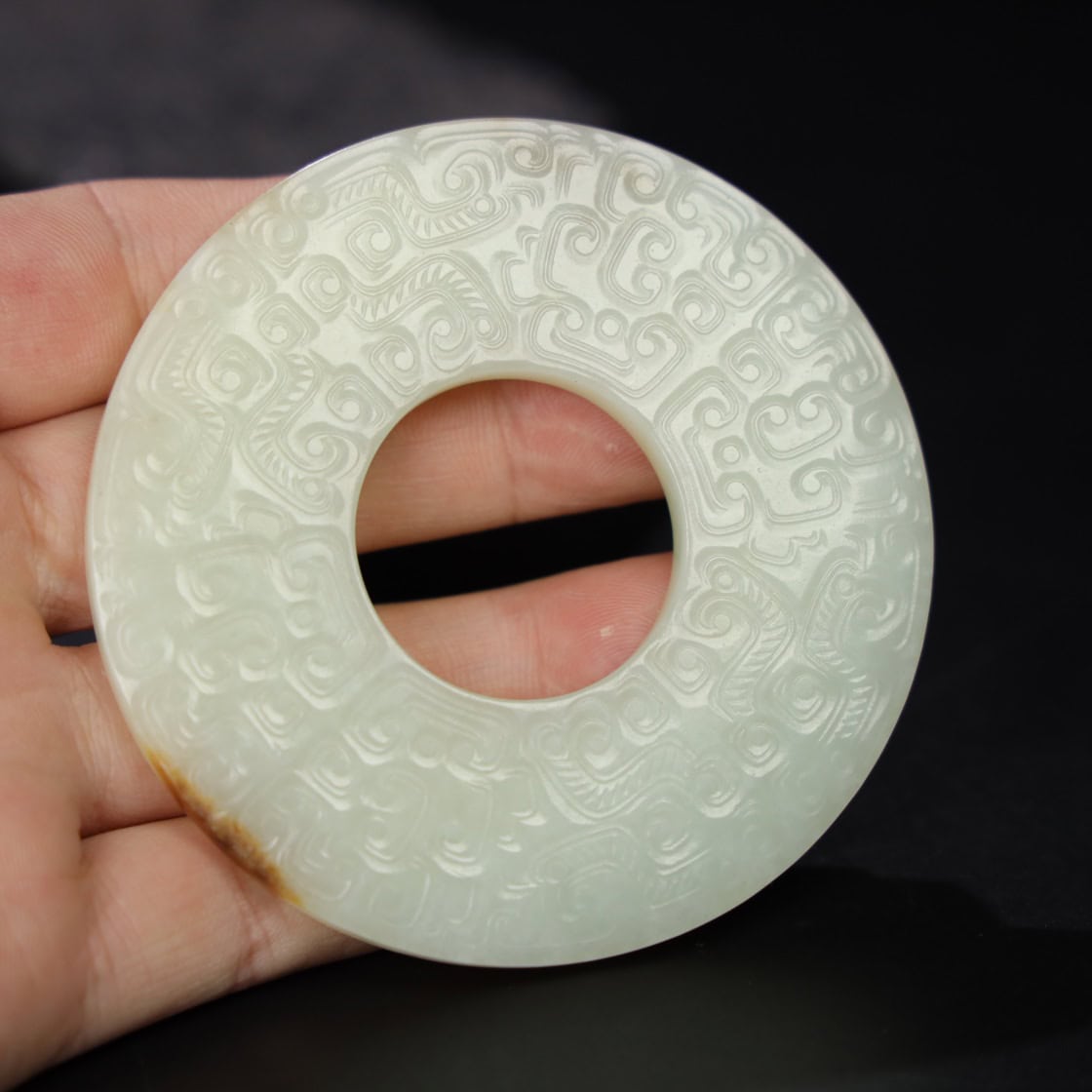 Chinese Natural Jade Carved Pendants