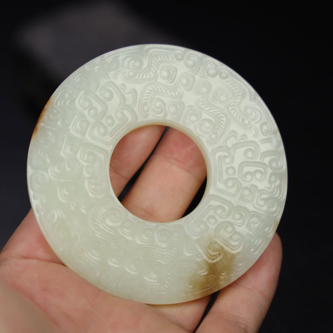 Chinese Natural Jade Carved Pendants