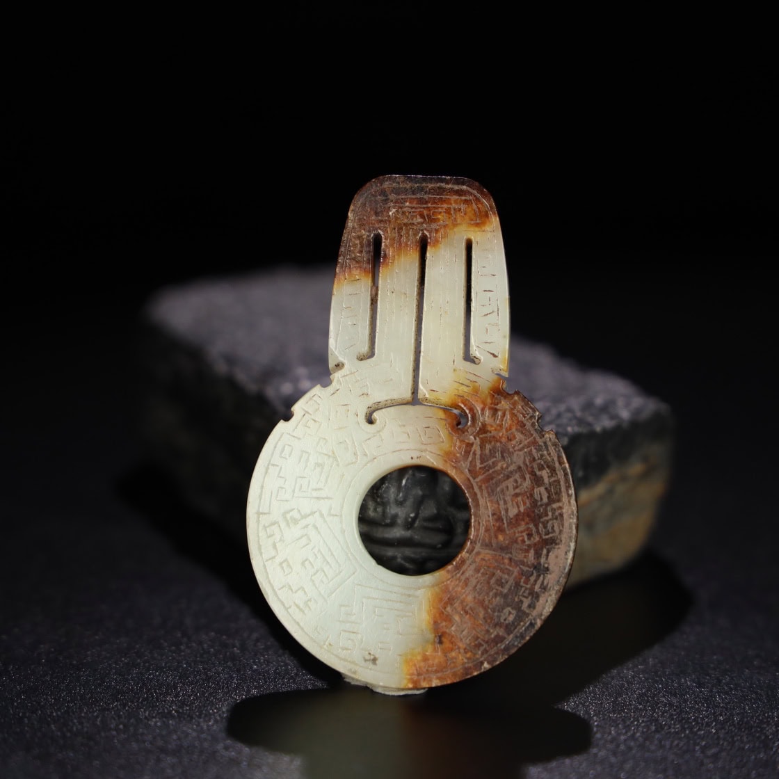 Chinese Natural Jade Carved Pendants