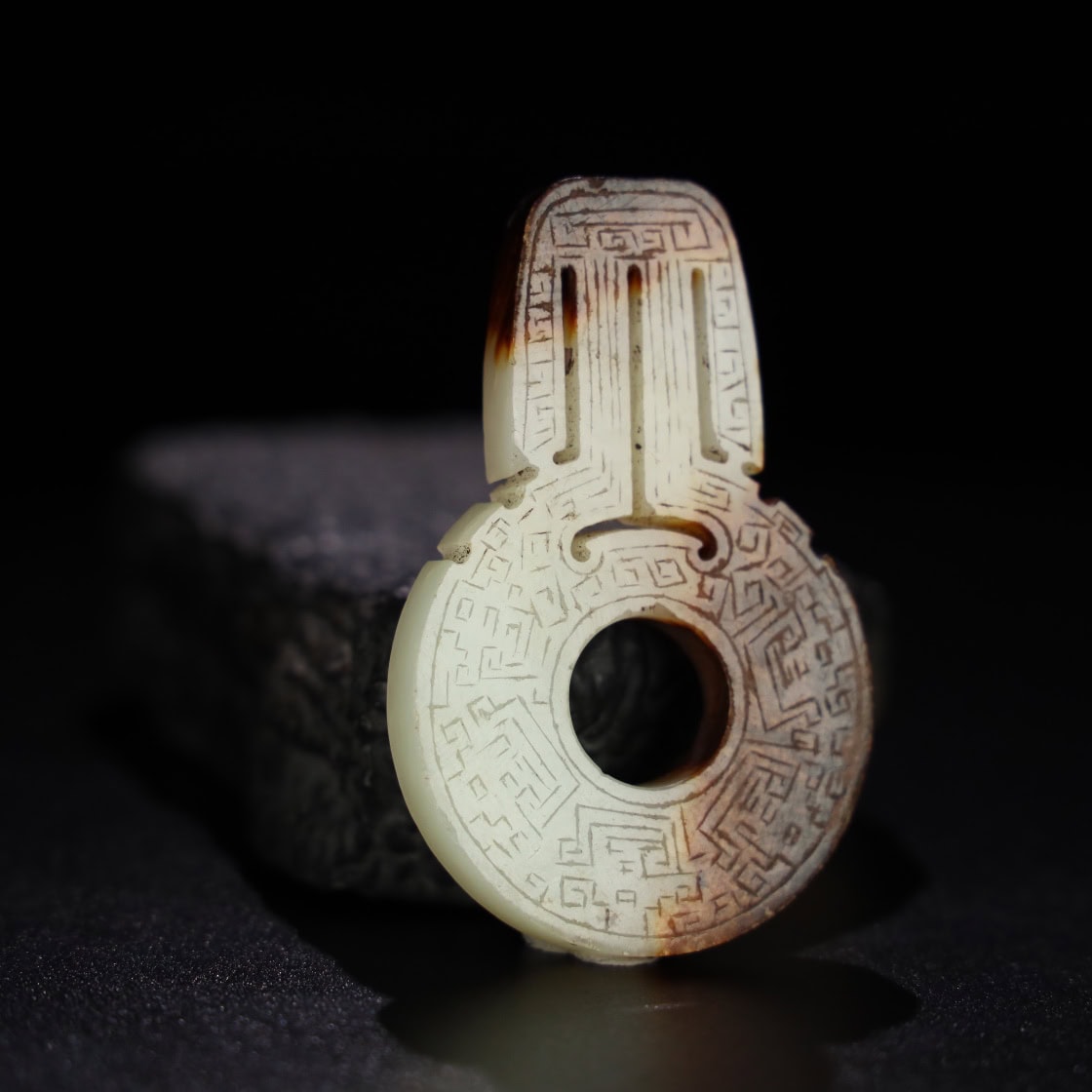 Chinese Natural Jade Carved Pendants