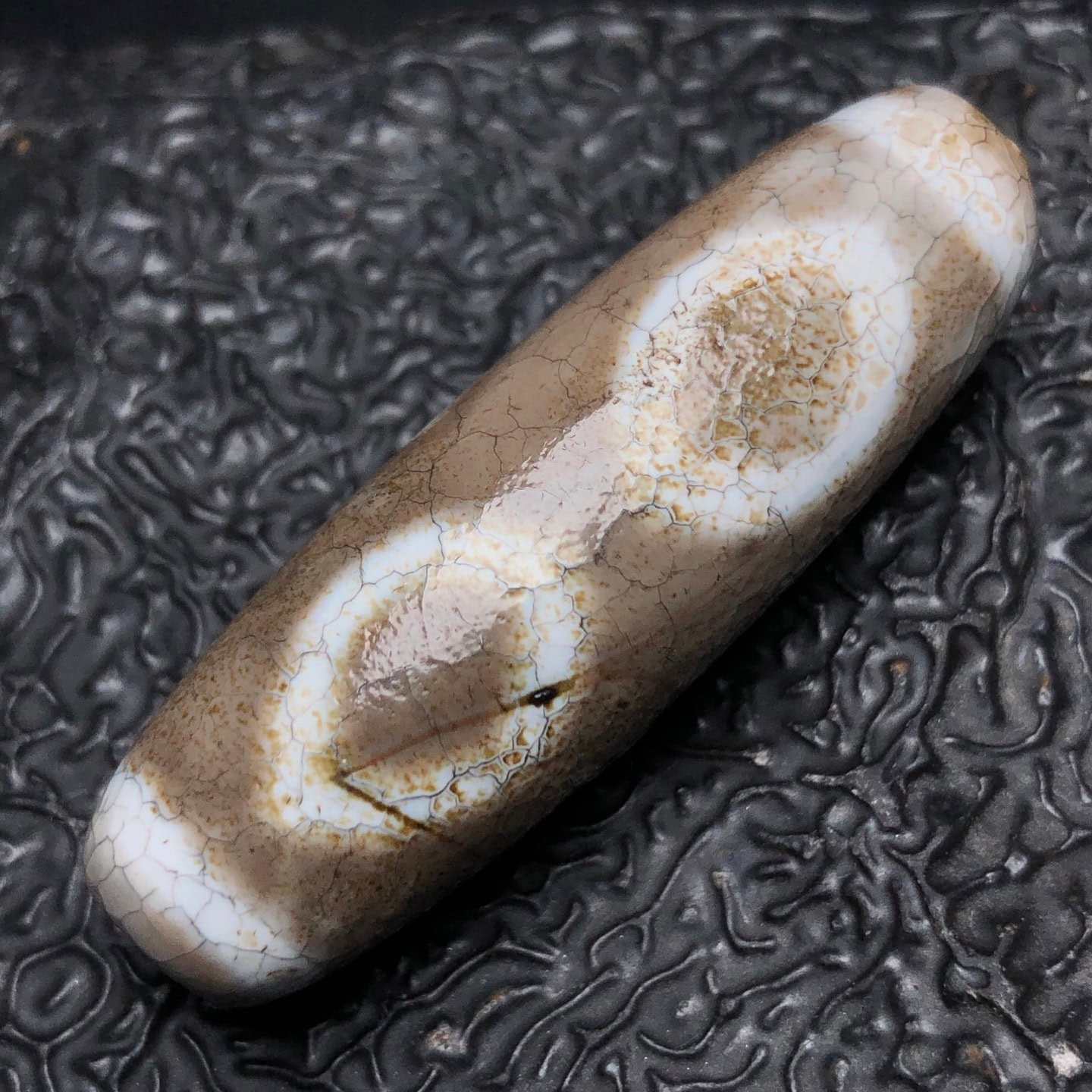 Chinese Natural Agate DZI Beads