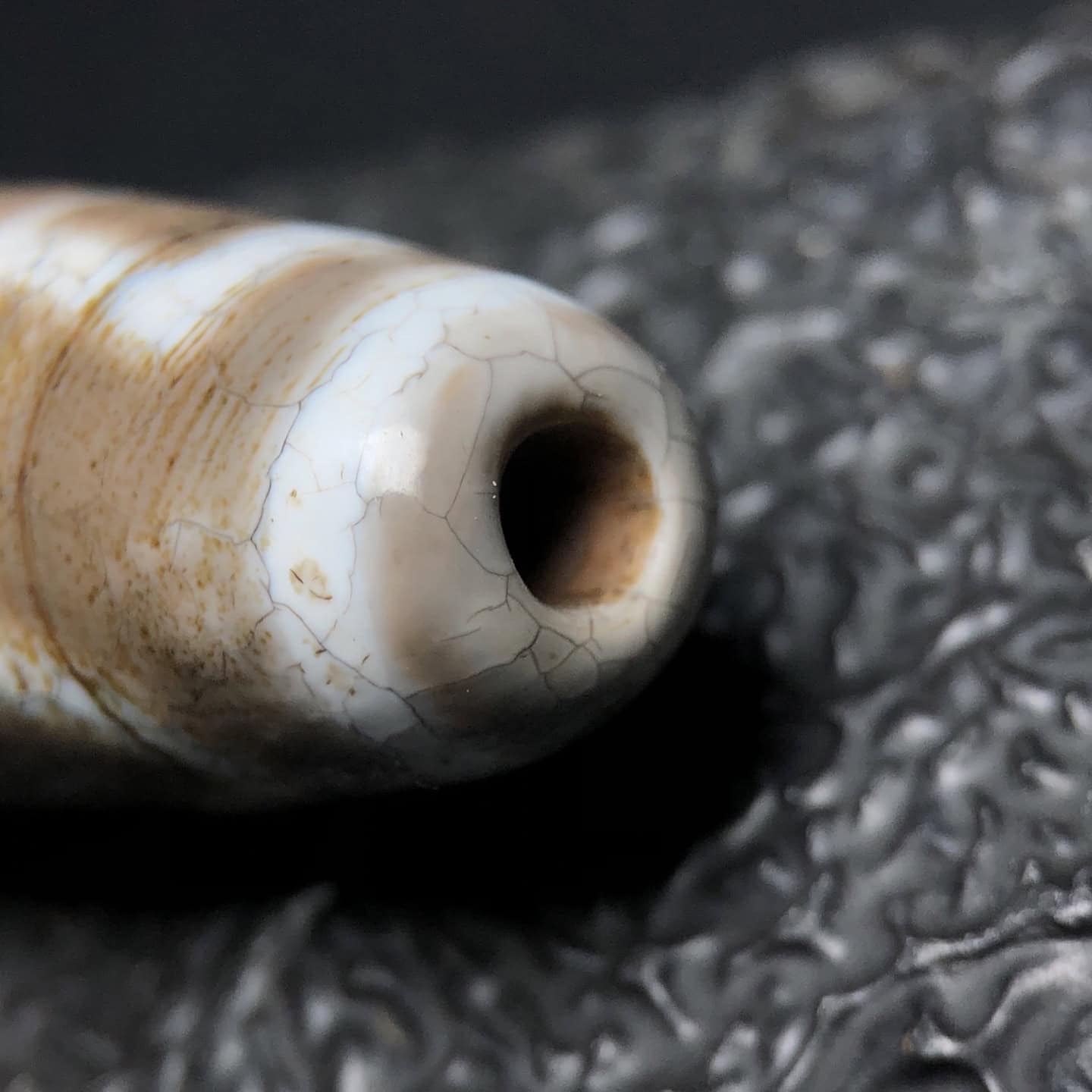 Chinese Natural Agate DZI Beads