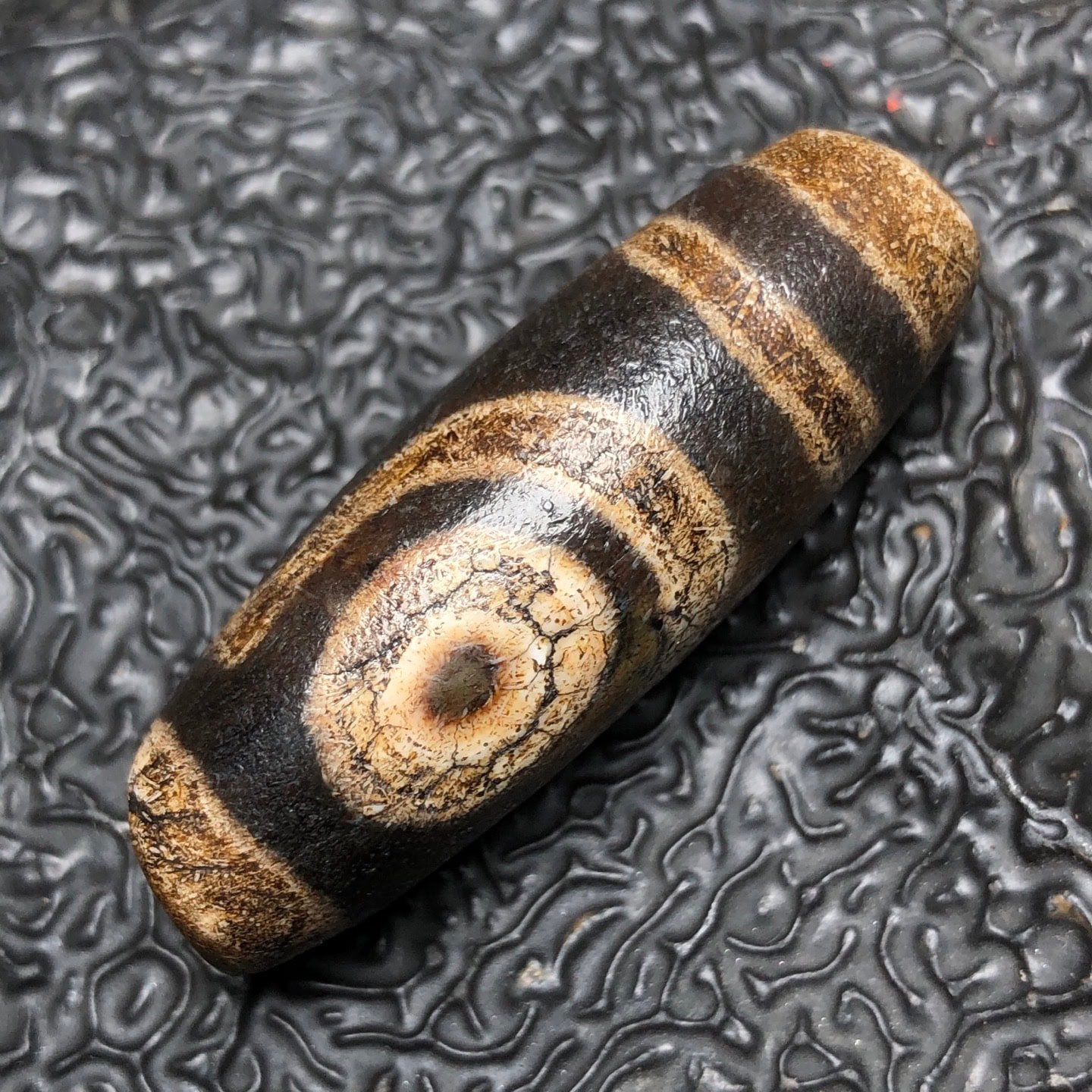 Chinese Natural Agate DZI Beads