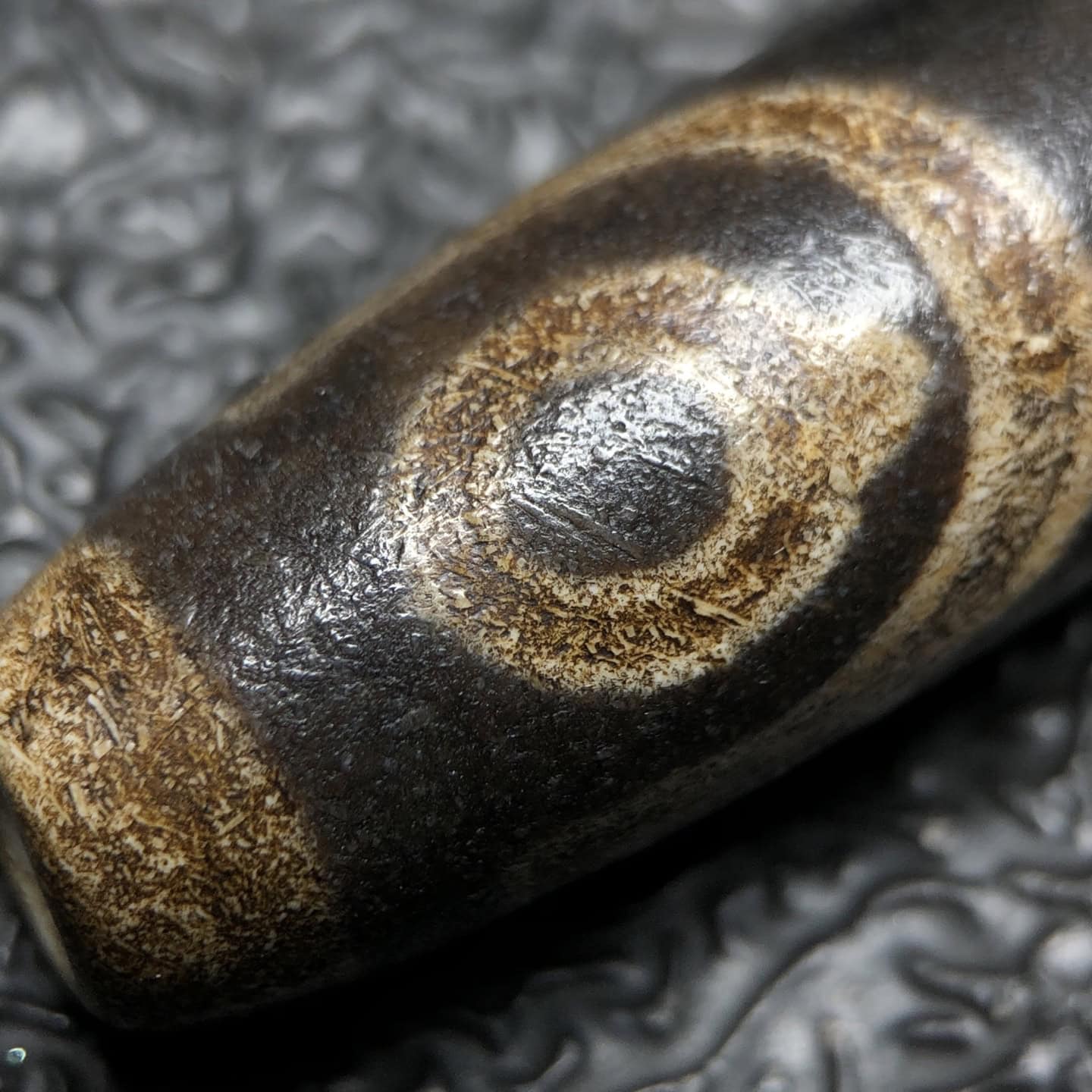 Chinese Natural Agate DZI Beads