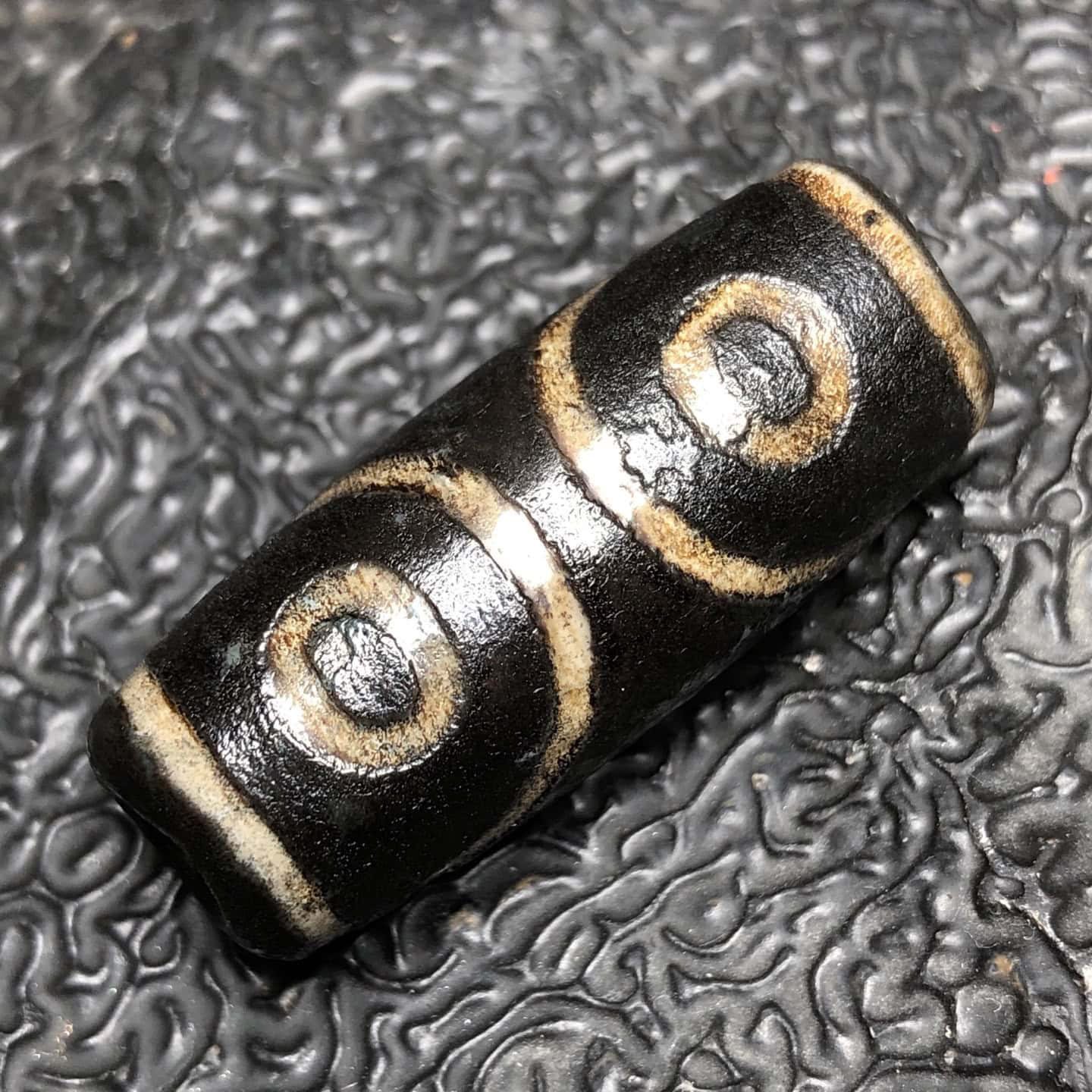Chinese Natural Agate DZI Beads