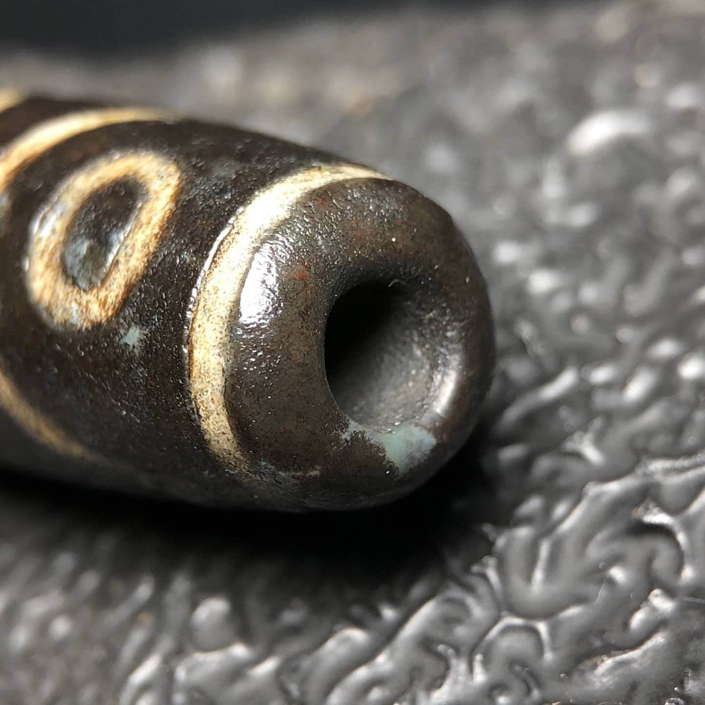 Chinese Natural Agate DZI Beads