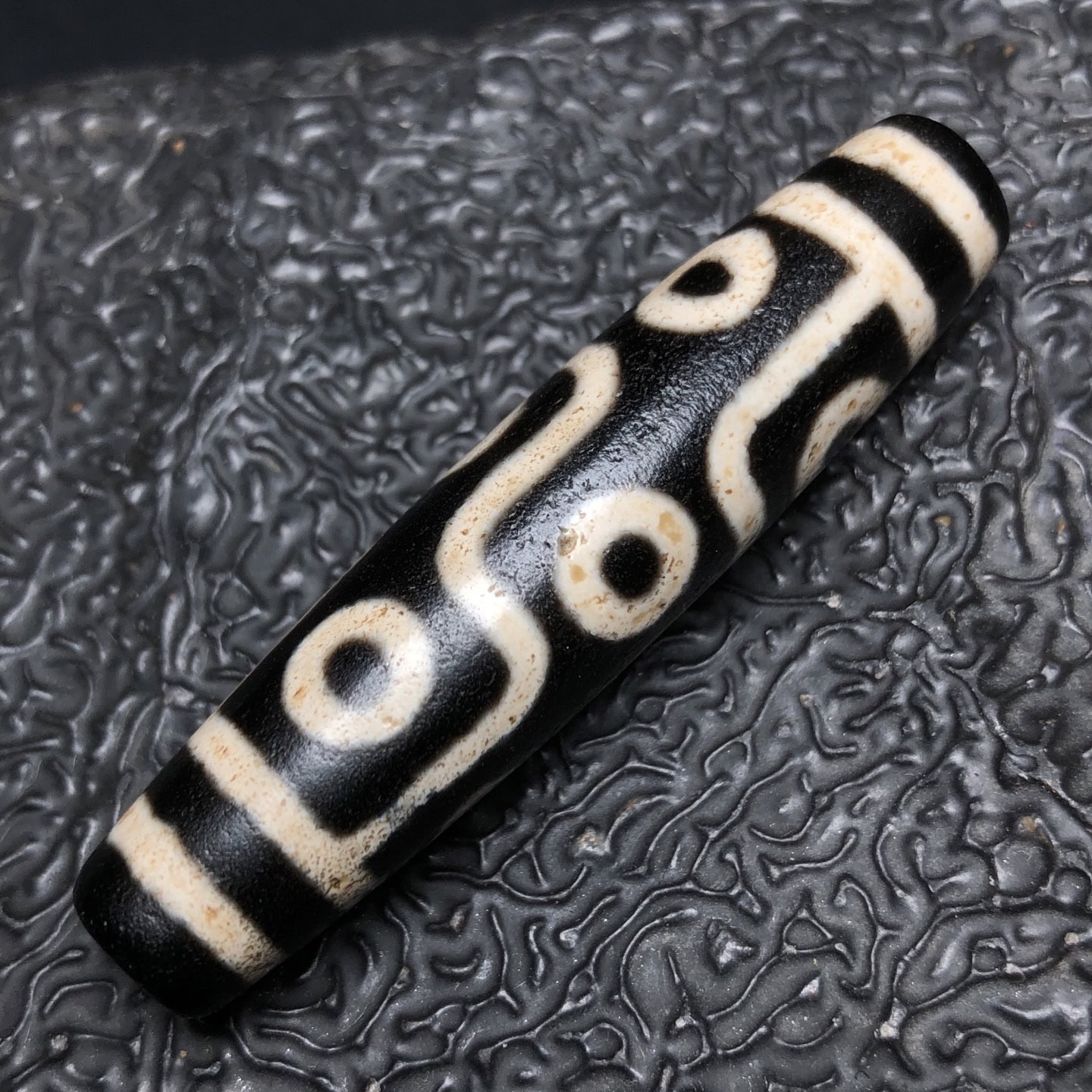 Chinese Natural Agate DZI Beads